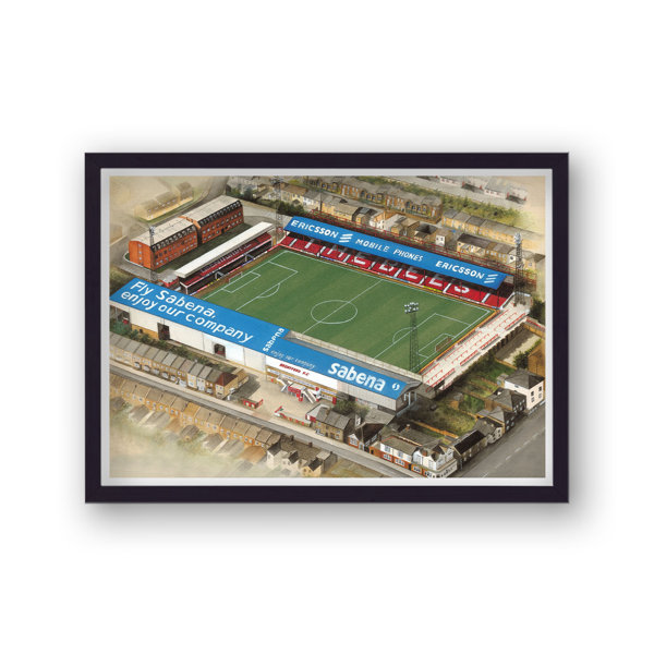 17 Stories Brentford FC Griffin Park Football Stadium Vintage Single